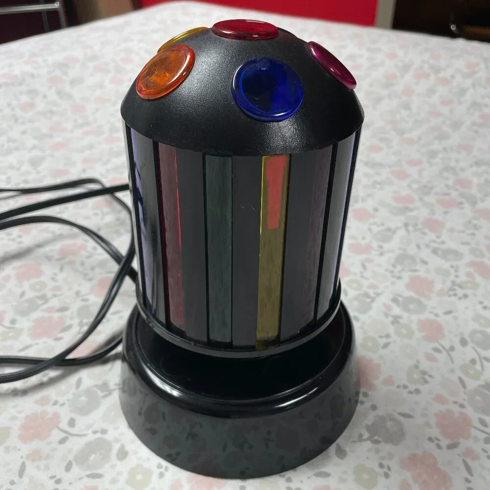 Spinning Party Light, 5' Cord with switch on it, replaceable bulb - FUN! - Picture 3 of 8